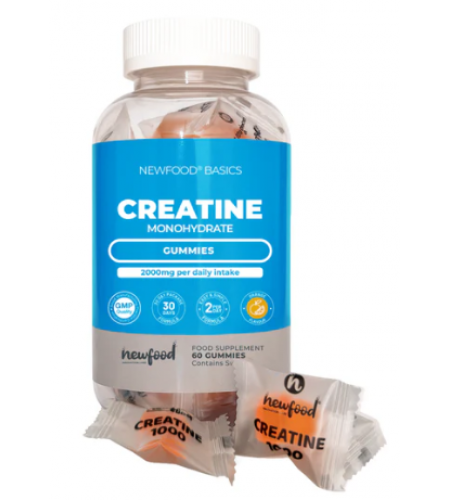 Creatina Monohidratada - 60 Gomas - Newfood